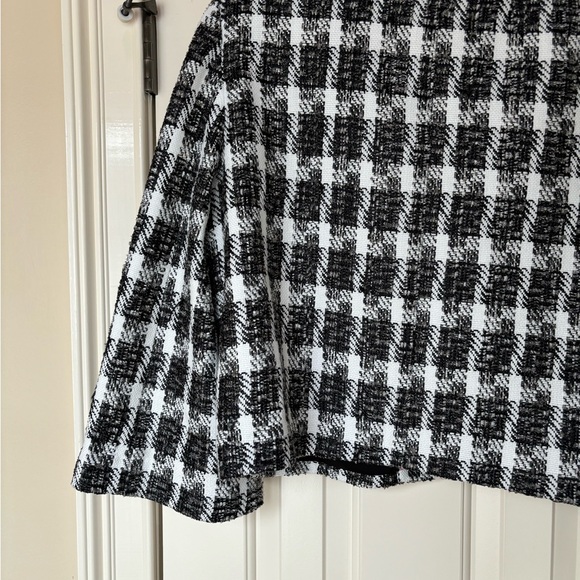 J Crew Tweed Jacket, Size 16, Black and White - Picture 4 of 5